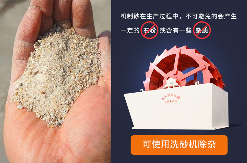 機(jī)制砂生產(chǎn)過程中可能會(huì)產(chǎn)生石粉