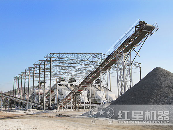 河北某建筑垃圾制砂現(xiàn)場(chǎng)