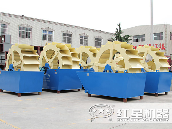 單輪、雙輪洗砂機(jī)設(shè)備展示
