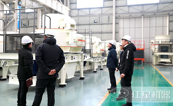 用戶來廠參觀試機(jī)