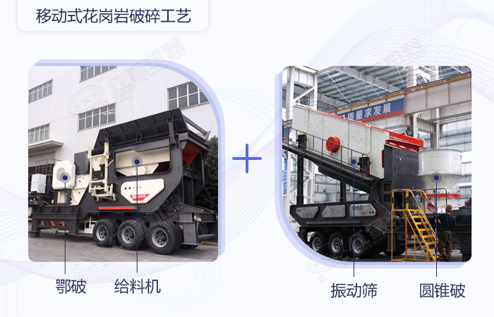 簡(jiǎn)單移動(dòng)式花崗巖破碎工藝