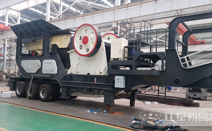 輪胎式移動(dòng)破碎站車(chē)間