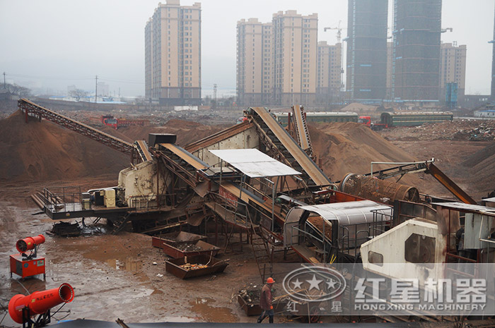 城市建筑垃圾處理現(xiàn)場 城市建筑垃圾處理現(xiàn)場