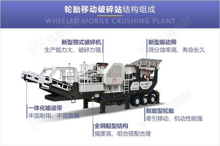 輪胎式移動碎石機設備細節(jié)展示