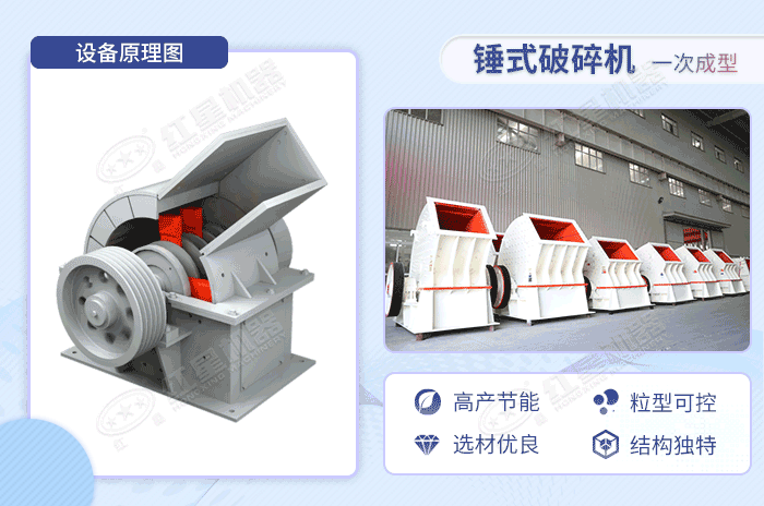 錘式破碎機設(shè)備原理及車間圖展示 錘式破碎機設(shè)備原理及車間圖展示
